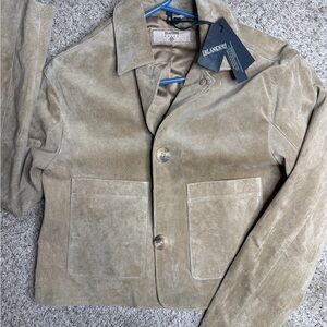 Blank NYC Tan Suede Women's Jacket